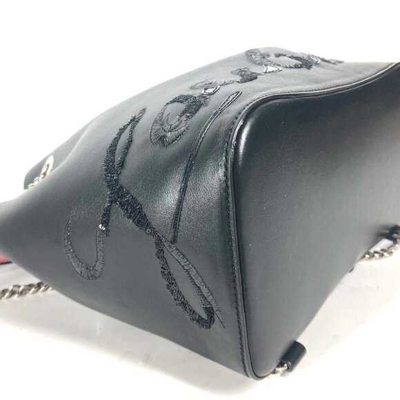 Christian Louboutin Sequin logo MARIE JANE Backpack Bag Chain Backpack main image 4